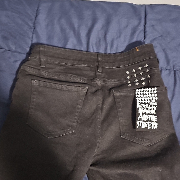 Ksubi Black Jeans with White Graphic